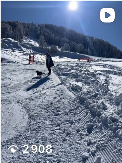 Ski de fond au départ de la station